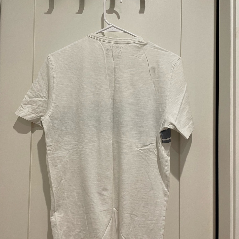 Faherty white and blue Stripe Men's Tee - Picture 5 of 5